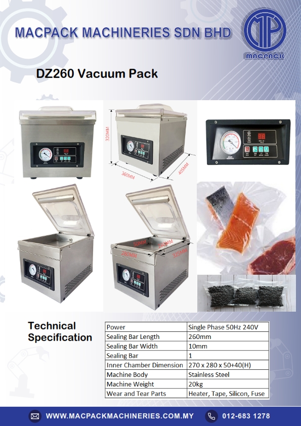 Vacuum Pack Machine Table Vacuum Machine Vacuum Packaging Machine